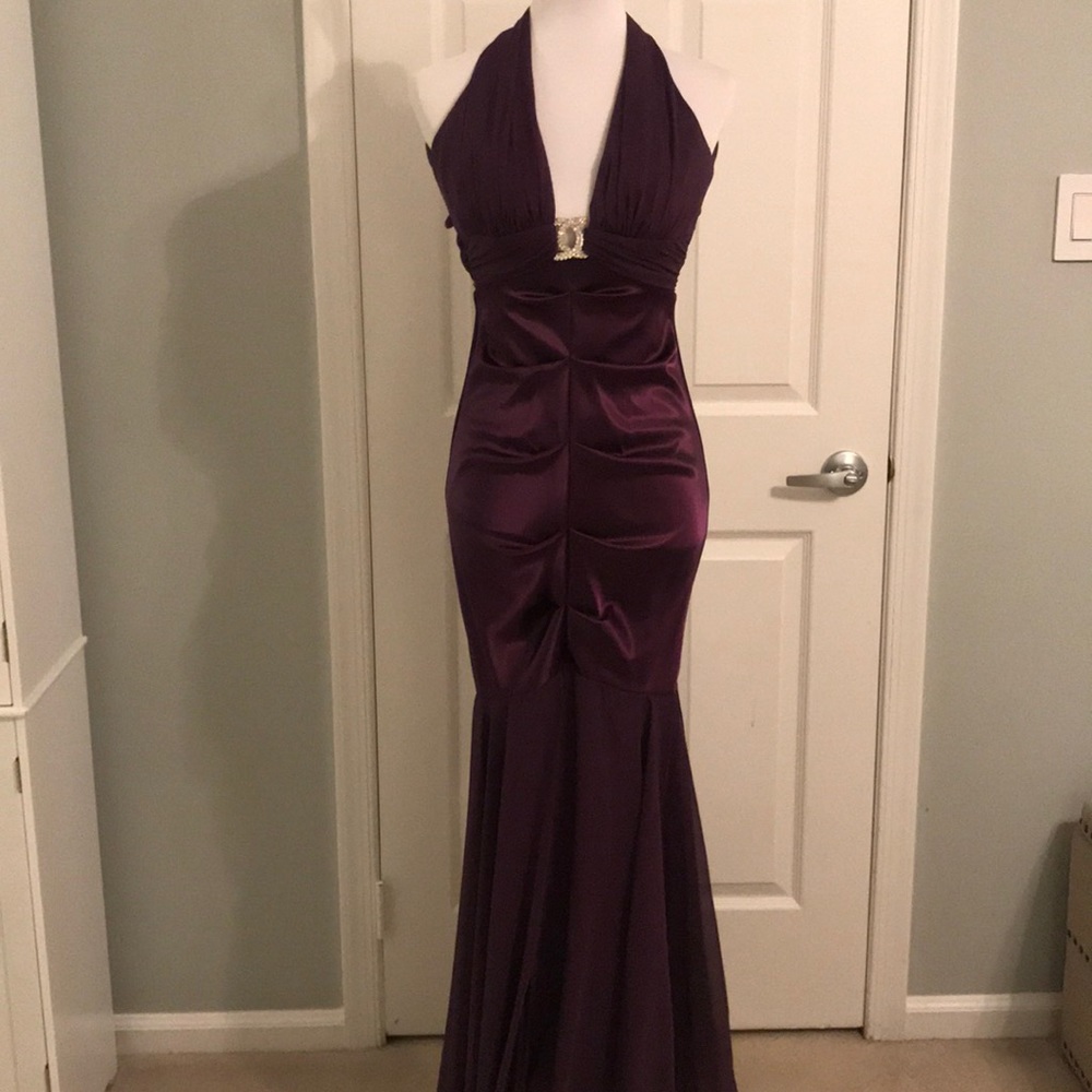 Deep Purple Prom Dress